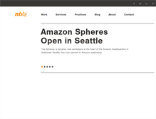 Tablet Screenshot of nbbj.com